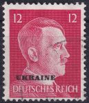 Obrázek k výrobku 47817 - 1941, Obsazená území Německem 1939-45 (Ukrajina), 08, Výplatní známka: Adolf Hitler ⊙