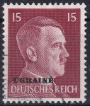 Obrázek k výrobku 47819 - 1941, Obsazená území Německem 1939-45 (Ukrajina), 09, Výplatní známka: Adolf Hitler ⊙
