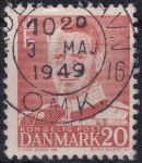Obrázek k výrobku 48154 - 1948, Dánsko, 302, Výplatní známka: Král Frederik IX. ⊙ 