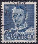 Obrázek k výrobku 48165 - 1951, Dánsko, 309, Výplatní známka: Král Frederik IX. ⊙ 