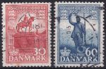 Obrázek k výrobku 48223 - 1955, Dánsko, 0356/357, 1000 let Dánského království (II) ⊙