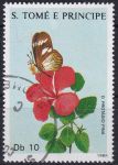 Obrázek k výrobku 48285 - 1988, Svatý Tomáš a Princův ostrov, 1062/1064, Květiny a motýli ⊙