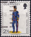 Obrázek k výrobku 48333 - 1974, Guernsey, 0097, Výplatní známka: Vojenské uniformy - Kaprál ⊙ 