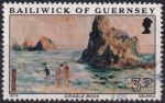 Obrázek k výrobku 48362 - 1974, Guernsey, 0109, 100 let Světové poštovní unie (UPU): Zasedací sál vlády Guernsey ⊙