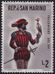 Obrázek k výrobku 48457 - 1961, San Marino, 0686, Lov a hon v 18. - 19. století: Hon na srnčí zvěř na koních ✶✶