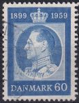 Obrázek k výrobku 48741 - 1959, Dánsko, 0371, 60. narozeniny krále Frederika IX. ⊙