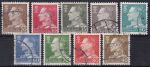 Obrázek k výrobku 48760 - 1961, Dánsko, 0390/0398x, Výplatní známky: Král Frederik IX. ⊙