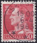 Obrázek k výrobku 48766 - 1961, Dánsko, 391x, Výplatní známka: Král Frederik IX. ⊙ 