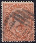 Obrázek k výrobku 48919 - 1879, Itálie, 0039A, Výplatní známka: Král Umberto ⊙