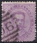 Obrázek k výrobku 48922 - 1879, Itálie, 0040A, Výplatní známka: Král Umberto ⊙