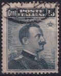Obrázek k výrobku 49002 - 1911, Itálie, 0104, Výplatní známka: Král Viktor Emanuel III. ⊙