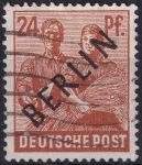 Obrázek k výrobku 49104 - 1948, Berlín, 009, Výplatní známka: Známky spojeneckých okupačních zón ⊙