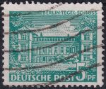 Obrázek k výrobku 49123 - 1949, Berlín, 044, Výplatní známka: Berlínské stavby (I): Zámek v Tegeleru ⊙