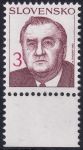 Obrázek k výrobku 49243 - 1993, Slovensko, 0019VVd, Výplatní známka: Prezident SR Michal Kováč ✶✶