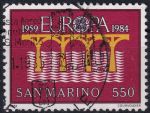 Obrázek k výrobku 49533 - 1984, San Marino, 1295, EUROPA: 25 let Evropské konference pro Správu pošt a telekomunikací (CEPT) ✶✶