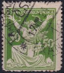 Obrázek k výrobku 49594 - 1922, ČSR I, 0156AVV, Výplatní známka: Osvobozená republika ⊙