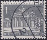 Obrázek k výrobku 49668 - 1957, Berlín, 140x, Výplatní známka: Berlínské pohledy na město (II) - Braniborská brána ⊙