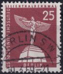 Obrázek k výrobku 49686 - 1956, Berlín, 146, Výplatní známka: Berlínské pohledy na město (II) - Stavba univerzity Henryho Forda v Dahlemu ⊙
