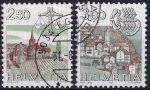 Obrázek k výrobku 49810 - 1984, Švýcarsko, 1265/1266, Výplatní známky: Znamení zvěrokruhu a krajinky (IV) ⊙