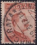 Obrázek k výrobku 49827 - 1916, Itálie, 0124, Výplatní známka: Král Viktor Emanuel III. ⊙