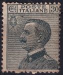 Obrázek k výrobku 49894 - 1924/1925, Itálie, 0130R3, Výplatní známka: Král Viktor Emanuel III. ✶✶