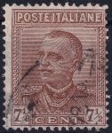 Obrázek k výrobku 49971 - 1927, Itálie, 0265, Výplatní známka: Král Viktor Emanuel III. ⊙