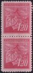 Obrázek k výrobku 50054 - 1945, ČSR II, 0378, Výplatní známka: Lipová ratolest ✶✶ ⊟