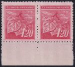 Obrázek k výrobku 50060 - 1945, ČSR II, 0378, Výplatní známka: Lipová ratolest ✶✶ ⊟ o H