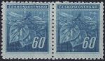 Obrázek k výrobku 50313 - 1945, ČSR II, 0376VV, Výplatní známka: Lipová ratolest ✶✶ ⊟