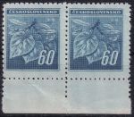 Obrázek k výrobku 50395 - 1945, ČSR II, 0376VV, Výplatní známka: Lipová ratolest ✶✶ ⊟ o L