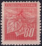 Obrázek k výrobku 50414 - 1945, ČSR II, 0377VV, Výplatní známka: Lipová ratolest ✶✶