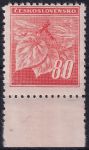 Obrázek k výrobku 50418 - 1945, ČSR II, 0377VV, Výplatní známka: Lipová ratolest ✶✶ o P