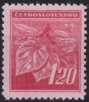 Obrázek k výrobku 50426 - 1945, ČSR II, 0377VV, Výplatní známka: Lipová ratolest ✶✶