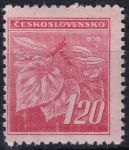 Obrázek k výrobku 50434 - 1945, ČSR II, 0378VV, Výplatní známka: Lipová ratolest ✶✶