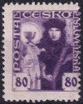 Obrázek k výrobku 50546 - 1920, ČSR I, 0162VV, Výplatní známka: Husita (Jan Hus) ✶