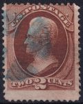 Obrázek k výrobku 50770 - 1870, USA, 0036IIxa, Výplatní známka: Prezidenti a politici - Benjamin Franklin ⊙