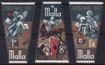 Obrázek k výrobku 50911 - 1966, Malta, 0347/0349, Vánoce ✶✶ 