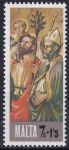 Obrázek k výrobku 50929 - 1976, Malta, 0538, Vánoce: Svatý Jan a svatá Kateřina (detail) ✶✶ 