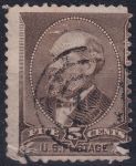 Obrázek k výrobku 50949 - 1882, USA, 0051c, Výplatní známka: Prezidenti - James A. Garfield ⊙