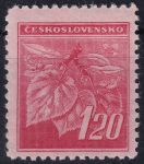 Obrázek k výrobku 51515 - 1945, ČSR II, 0378VV, Výplatní známka: Lipová ratolest ✶✶