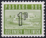 Obrázek k výrobku 51603 - 1971, Guernsey, DL08, Doplatní známka: Zámek Cornet ✶✶ 