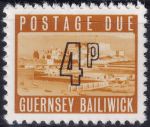 Obrázek k výrobku 51606 - 1971, Guernsey, DL10, Doplatní známka: Zámek Cornet ✶✶ 