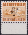 Obrázek k výrobku 51607 - 1971, Guernsey, DL12, Doplatní známka: Zámek Cornet ✶✶ 