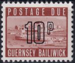 Obrázek k výrobku 51610 - 1971, Guernsey, DL13, Doplatní známka: Zámek Cornet ✶✶ 