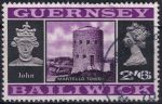 Obrázek k výrobku 51642 - 1971, Guernsey, 0051, Výplatní známka: Pohledy a znaky - Brána Martello, král Jan ✶✶