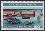 Obrázek k výrobku 51664 - 1971, Guernsey, 0053, Výplatní známka: Pohledy a znaky - Přístav Alderney ⊙