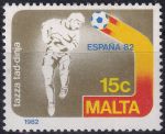 Obrázek k výrobku 51729 - 1982, Malta, 0664, Mistrovství světa ve fotbale, Španělsko ✶✶ 