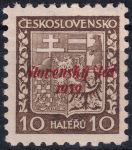 Obrázek k výrobku 51751 - 1939, Slovenský stát, 003, Výplatní známka: Státní znak ✶✶