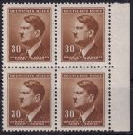 Obrázek k výrobku 52112 - 1942, Protektorát, 078, Výplatní známka: Adolf Hitler ✶✶ ⊞ o P