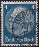 Obrázek k výrobku 52121 - 1933, Deutsches Reich, 0482, Výplatní známka: Paul von Hindenburg v medailonu (II) - Paul von Hindenburg (1847-1934), 2. říšský prezident ⊙